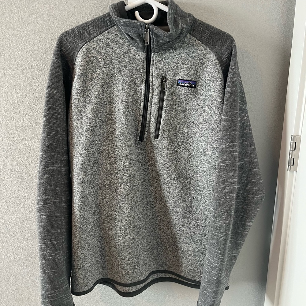Men’s Patagonia better sweater 1/4 zip fleece pullover